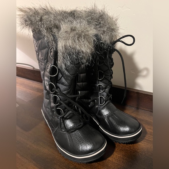 Sorel Women's Waterproof Tofino Il Boots Womens 6 Black Stone - Picture 2 of 10